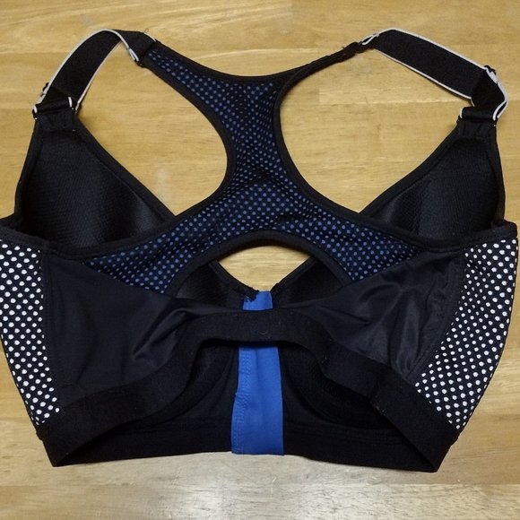 38D Maidenform Women's Sport Secure Zip Front Underwire Racerback Bra Top - Picture 2 of 6